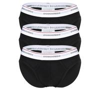 DSQUARED2 Slip Da Uomo, 3 Pezzi - 3-Pack Brief, Cotone Stretch, Logobund
