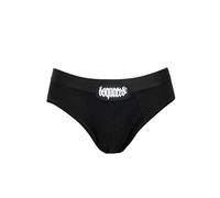 DSQUARED2 Slip da Uomo Nero con Banda Elastica logata in Bianco, M