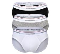 DSQUARED2 Slip grigio / nero / bianco Uomo - Premium - Biancheria e abbigliamento da mare - Intimo - Mutande - Slip DSQUARED2 XL