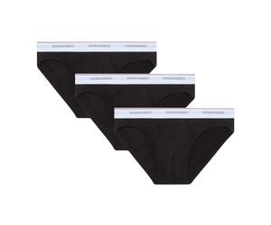 Dsquared2 - Slip in Cotone Stretch 3 Pezzi - - Underwear - Uomo - Nero - S