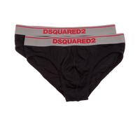 Dsquared2 - Slip Neri con Dettagli Logo - - Underwear - Uomo - Nero - S