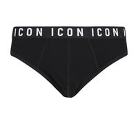 Dsquared2 - Slip nero con elastico logato per uomo