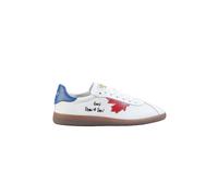 Dsquared² White Calf Leather Bos Taurus Chunky Sneakers - EU45/US12