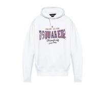 Dsquared2 - sudadera con capucha y logo icónico - - Sweatshirts & Hoodies - Uomo - Bianco - S