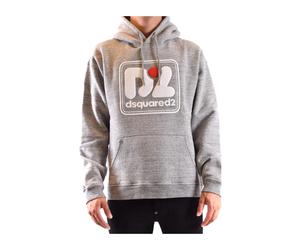 Dsquared2, ,Sweatshirts & Hoodies ,Uomo ,Grigio ,L Felpe col cappuccio