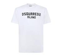 Dsquared2 - White Cotton T-Shirt - - Tops - Uomo - Bianco - XL