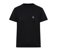 Dsquared2 - T-shirt con applicazione logo - - Tops - Donna - Nero - 2XS