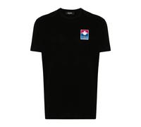 Dsquared2 - T-shirt con patch logo - - Tops - Uomo - Nero - M