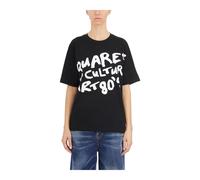 Dsquared2 - T-shirt con Stampa Pop Anni 80 - -Tops -Donna -Nero -S