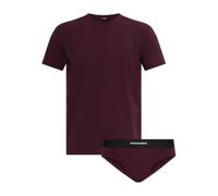 Dsquared2 - T-shirt e Slip con Logo - - Underwear - Uomo - Viola - 2XL