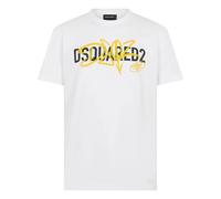 Dsquared2 - T-shirt Graffiti Cool Fit - - Tops - Uomo - Bianco - L