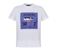 Dsquared2 - T-shirt in Cotone con Stampa - - Tops - Donna - Bianco - S