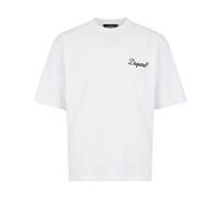 Dsquared2, ,Tops ,Uomo ,Bianco ,S T-shirt con ricamo Girocollo Maniche corte