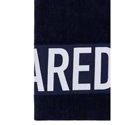 DSQUARED2 Telo mare blu per uomo e donna con logo UNI