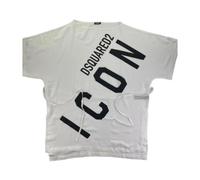 Dsquared2, ,Tops ,Donna ,Bianco ,L Logo Icon Dress