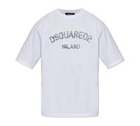 Dsquared2, ,Tops ,Uomo ,Bianco ,2XL Magliette con logo