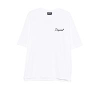 Dsquared2, ,Tops ,Uomo ,Bianco ,L T-Shirt con Logo Sul Petto