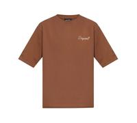 Dsquared2, ,Tops ,Uomo ,Marrone ,L T-Shirt Signature Loose Fit