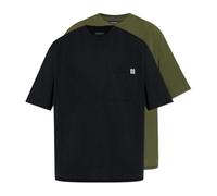 Dsquared2, ,Tops ,Uomo ,Multicolore ,XL Confezione da Due T-Shirt con Taschino