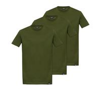 Dsquared2, ,Tops ,Uomo ,Verde ,L Confezione da tre t-shirt intime