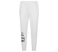 Dsquared2, ,Trousers ,Uomo ,Bianco ,L Icon Jogger Pants