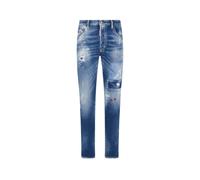 Dsquared2, ,Trousers ,Uomo ,Blu ,S Jeans Skater con Toppe