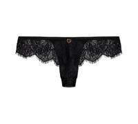 Dsquared2, ,Underwear ,Donna ,Nero ,M Slip in Seta con Pizzo