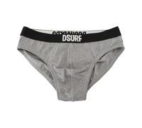 Dsquared2, ,Underwear ,Uomo ,Grigio ,M Slip in Cotone Grigio Intimo