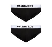 Dsquared2, ,Underwear ,Uomo ,Nero ,S Elegante Set di Slip Bi-Pack