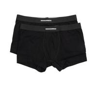 Dsquared2, ,Underwear ,Uomo ,Nero ,XS Plain Boxer Briefs 2-Pack