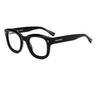 Dsquared2 Uomo D2 0091 2M2 Montature da vista Plastica Oro / Nero Squadrata