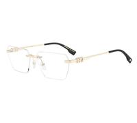 Montature da vista Dsquared2 D2 0102 cod. colore 3yg Uomo Squadrata Oro