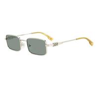 Dsquared2 Uomo D2 0104/S KTU/QT Occhiali da sole Metallo Palladio Verde Squadrata Normale