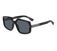 Dsquared2 Uomo Dsquared2 D2 0120/S 807/IR Occhiali da sole Acetato Nero Grigio Squadrata