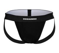 DSQUARED2 Uomo Jockstrap, 2er Pacco - Twin Cotone Elasticizzato, L