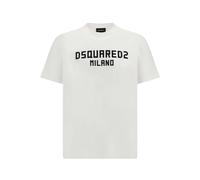 Dsquared2 - White Cotton T-Shirt - - Tops - Uomo - Bianco - M