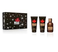 DSQUARED2 Wood Homme EDT Set 100 Ml + S/G 100 Ml + A/S Balm 100 Ml per uomo, per un profumo elegante e duraturo, 100 ml