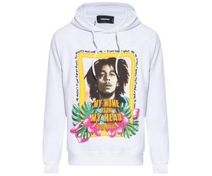 DSquared2Felpa con Cappuccio Bob Marley Uomo (SY517)