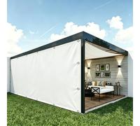 DSRDRFG Tenda da Sole per Esterno 1.7x2.4m Vela Ombreggiante Impermeabile Rettangolare, Rete Ombreggiante da Giardino, PES 220g/m² Protezione Solare per Esterni, Terrazzo, Campeggio, Bianco
