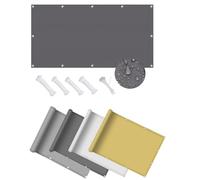 DSRDRFG Vela Ombreggiante Impermeabile Rettangolare 2.6x3M Tenda da Sole per Esterno, Telo parasole con Occhielli, Protezione UV al 95% per Giardino, Balcone, Serre, Terrazze, Antracite