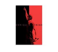 DSSCXYZM Enrique Iglesias Poster su tela con band leggendarie e cantanti pop, decorazione artistica da parete per camera da letto, 40 x 60 cm, senza cornice