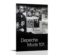 DSSCXYZM Poster su tela dei Depeche Mode Legendary Band e cantanti pop su tela, decorazione artistica da parete per camera da letto, 20 x 30 cm, stile cornice