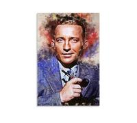 DSSCXYZM Poster su tela di Bing Crosby Legendary Band e cantanti pop, decorazione artistica da parete per camera da letto, 40 x 60 cm, senza cornice