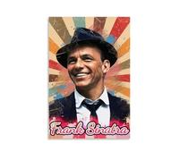 DSSCXYZM Poster su tela di Frank Sinatra Legendary Band e cantanti pop su tela, decorazione artistica da parete per camera da letto, 30 x 45 cm, senza cornice