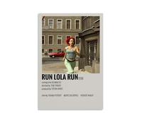 DSSCXYZM Poster su tela, motivo: Run Lola Run Popular Classics Movies and TV, decorazione artistica da parete, per camera da letto, 50 x 75 cm, senza cornice