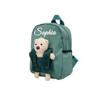 DSSHENGDS Zaino per Bambini, Zainetto da Viaggio per Bambini Mini Zainetti per Bambini Piccola Asilo Nido Preschool Ragazzi o Ragazze Hop-Green