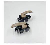 DSSJDKHJ Maniglia Porta Maniglia Interna Porta per Nissan per Frontiera per Navara D40 per Pathfinder per Xterra 2005-2013 Marrone E Cromo(Brown 1 Pair)