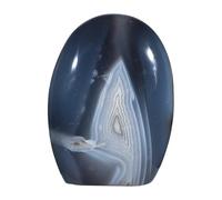 dssmboom Irregolare Self-Stand Agat Pietra Decorazione per il tavolo della casa, campione minerale di cristallo lucido per la guarigione Reiki, 1,01-1,5 lb