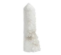 dssmboom Pietra punto di cristallo irregolare per meditazione roccia quarzo grappolo geode torre per decorazione domestica campione minerale, 3,94 "-6,5"