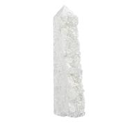 dssmboom Pietra punto di cristallo irregolare per meditazione roccia quarzo grappolo geode torre per decorazione domestica campione minerale, 2,48 "-4,93"